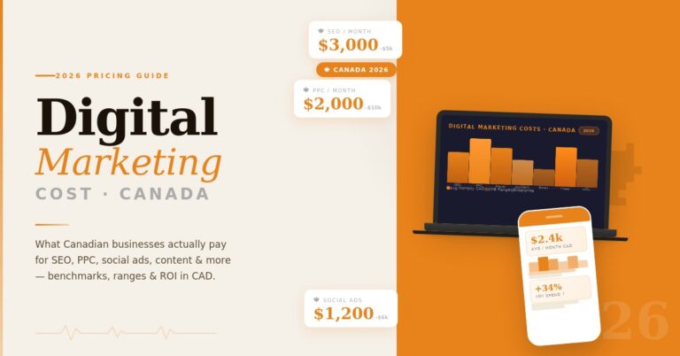 Digital Marketing Cost Canada 2026