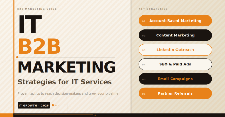 IT B2B Marketing Strategies For IT Services